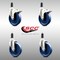 Service Caster 5 Inch 316SS Solid Poly Swivel 1-3/8 Inch Expanding Stem Caster Lock Brake, 2PK SCC-SS316TTLEX20S514-SPUS-2-S-2-138 - alternate 2